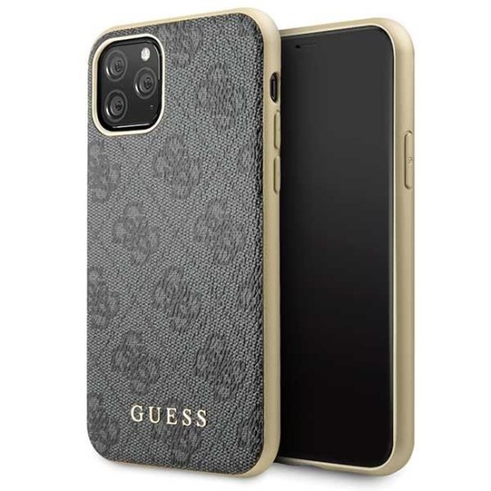 Guess GUHCN58G4GG iPhone 11 Pro szary/grey hard case 4G Collection