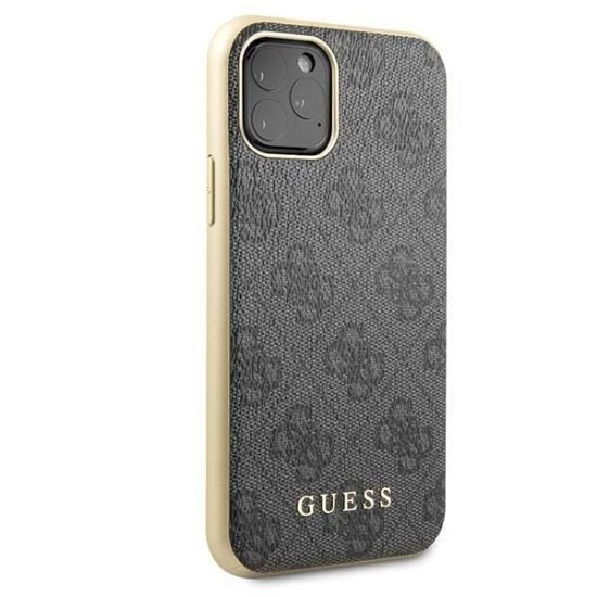 Guess GUHCN58G4GG iPhone 11 Pro szary/grey hard case 4G Collection