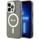 Guess GUHMP14XHCMCGK iPhone 14 Pro Max 6.7" black/black hardcase Glitter Gold MagSafe Guess GUHMP14XHCMCGK iPhone 14 Pro Max 6.7" black/black hardcase Glitter Gold MagSafe
