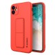 Wozinsky Kickstand Case silicone case with stand iPhone 12 red Wozinsky Kickstand Case silicone case with stand iPhone 12 red