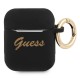 Guess GUA2SSSK AirPods cover black/black Silicone Vintage Script Guess GUA2SSSK AirPods cover black/black Silicone Vintage Script