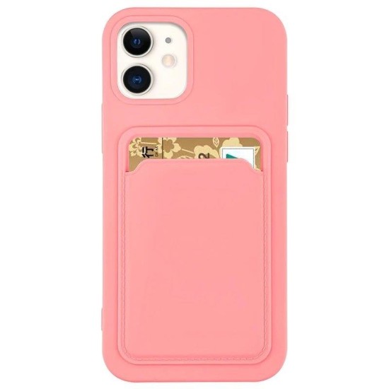 Card Case Silicone Wallet Wallet With Card Slot Documents For Samsung Galaxy A72 4G Pink Card Case Silicone Wallet Wallet With Card Slot Documents For Samsung Galaxy A72 4G Pink