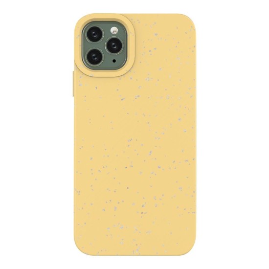 Eco Case Case for iPhone 11 Pro Silicone Cover Phone Cover Yellow Eco Case Case for iPhone 11 Pro Silicone Cover Phone Cover Yellow