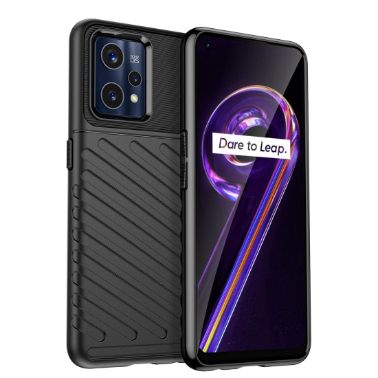 Thunder Case Flexible armored cover for Realme 9 Pro + (9 Pro Plus) black Thunder Case Flexible armored cover for Realme 9 Pro + (9 Pro Plus) black