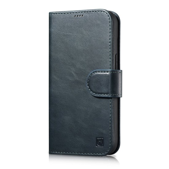 iCarer Oil Wax Wallet Case 2in1 Cover iPhone 14 Plus Anti-RFID Leather Flip Case Blue (WMI14220723-BU) iCarer Oil Wax Wallet Case 2in1 Cover iPhone 14 Plus Anti-RFID Leather Flip Case Blue (WMI14220723-BU)