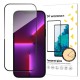 Super Durable Full Screen Tempered Glass with Frame Case Friendly Wozinsky Full Glue iPhone 15 - Black Super Durable Full Screen Tempered Glass with Frame Case Friendly Wozinsky Full Glue iPhone 15 - Black