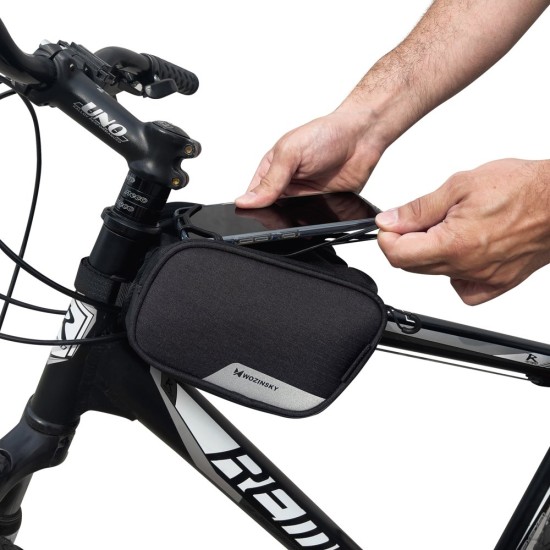 Wozinsky frame bike bag phone holder for 6.5 inch 1.5l black (WBB14BK) Wozinsky frame bike bag phone holder for 6.5 inch 1.5l black (WBB14BK)
