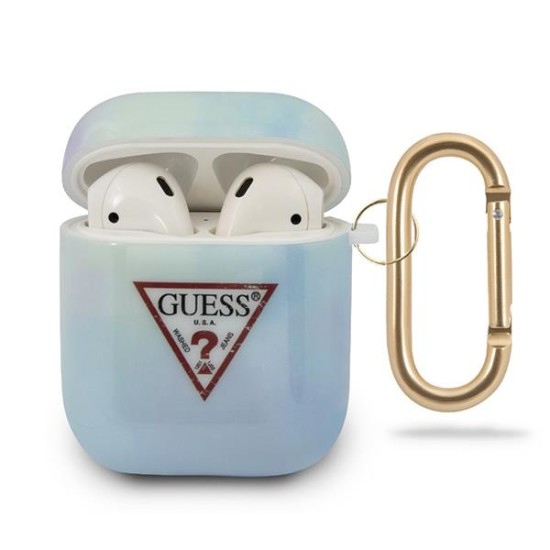 Guess GUACA2TPUMCGC02 AirPods cover blue/blue Tie &amp;amp; Dye Collection