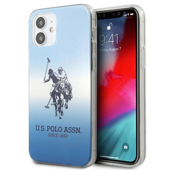 US Polo Assn. Gradient Pattern Collection iPhone 12 mini Case - Blue US Polo Assn. Gradient Pattern Collection iPhone 12 mini Case - Blue