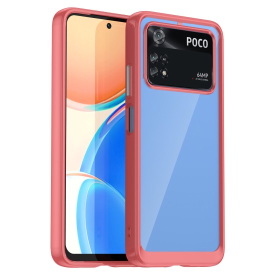 Outer Space Case silicone case for Xiaomi Poco M4 Pro 5G - red Outer Space Case silicone case for Xiaomi Poco M4 Pro 5G - red