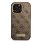 Guess GUHMP13LU4GPRW iPhone 13 Pro / 13 6.1 "brown / brown hard case 4G Logo Plate MagSafe Guess GUHMP13LU4GPRW iPhone 13 Pro / 13 6.1 "brown / brown hard case 4G Logo Plate MagSafe