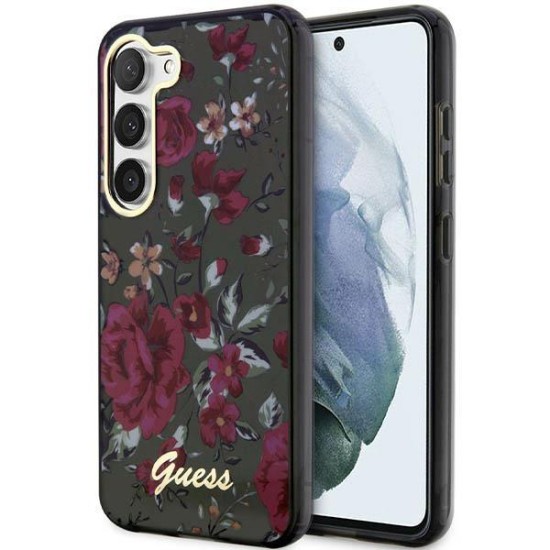Guess GUHCS23MHCFWSA S23+ S916 green/kaki hardcase Flower Collection Guess GUHCS23MHCFWSA S23+ S916 green/kaki hardcase Flower Collection