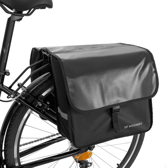 Wozinsky Double Bike Pannier for Trunk 28L Black (WBB34BK) Wozinsky Double Bike Pannier for Trunk 28L Black (WBB34BK)