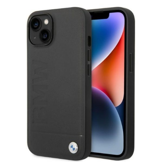 Case BMW BMHMP14SSLLBK iPhone 14 6.1 "black / black hardcase Signature Logo Imprint Magsafe Case BMW BMHMP14SSLLBK iPhone 14 6.1 "black / black hardcase Signature Logo Imprint Magsafe
