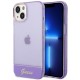 Guess GUHCP14MHGCOU iPhone 14 Plus 6.7 "violet / purple hardcase Translucent Guess GUHCP14MHGCOU iPhone 14 Plus 6.7 "violet / purple hardcase Translucent