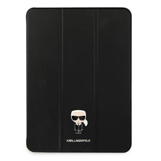 Karl Lagerfeld Saffiano Ikonic Karl Case for iPad 12.9" Pro 2021 - Black Karl Lagerfeld Saffiano Ikonic Karl Case for iPad 12.9" Pro 2021 - Black