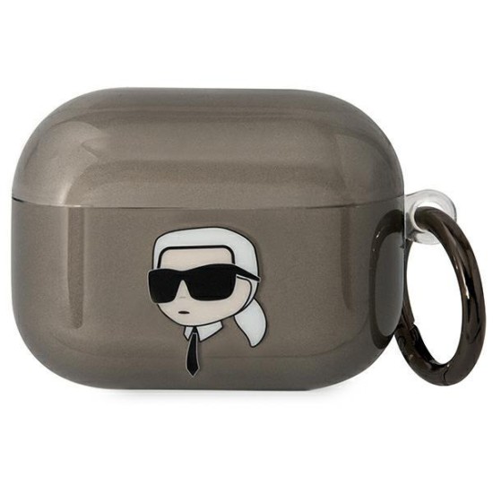 Karl Lagerfeld KLAPHNIKTCK AirPods Pro cover black/black Karl's Head Karl Lagerfeld KLAPHNIKTCK AirPods Pro cover black/black Karl's Head