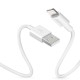 Dudao cable USB / Lightning 3A 1m white (L1L white) Dudao cable USB / Lightning 3A 1m white (L1L white)