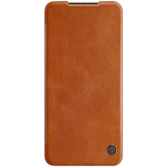 Nillkin Qin leather holster cover for Xiaomi Poco X3 NFC / Poco X3 Pro brown Nillkin Qin leather holster cover for Xiaomi Poco X3 NFC / Poco X3 Pro brown