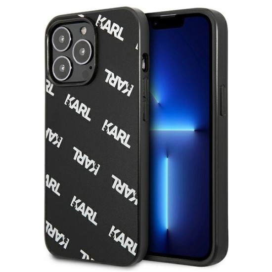 Karl Lagerfeld Allover Case for iPhone 13 Pro / iPhone 13 - Black Karl Lagerfeld Allover Case for iPhone 13 Pro / iPhone 13 - Black
