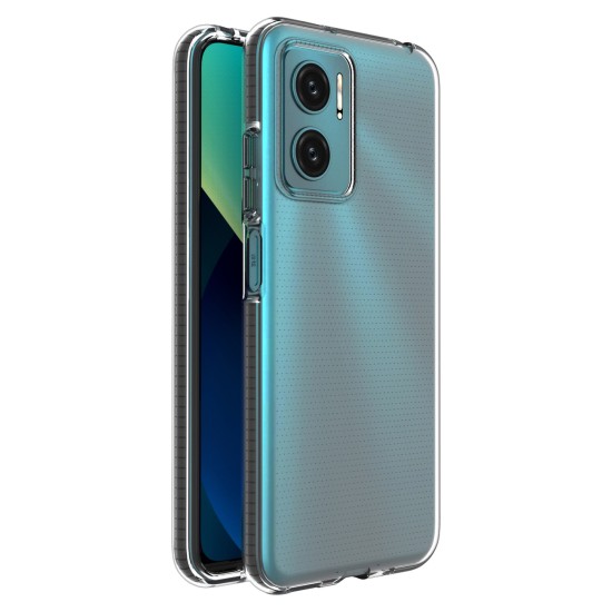 Spring Case cover gel TPU cover with colored frame for Xiaomi Redmi 10 black Spring Case cover gel TPU cover with colored frame for Xiaomi Redmi 10 black