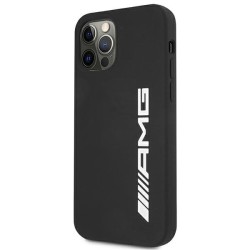 AMG AMHCP12MSGLBGN iPhone 12/12 Pro czarny/black hardcase Silicone Big Logo AMG AMHCP12MSGLBGN iPhone 12/12 Pro czarny/black hardcase Silicone Big Logo