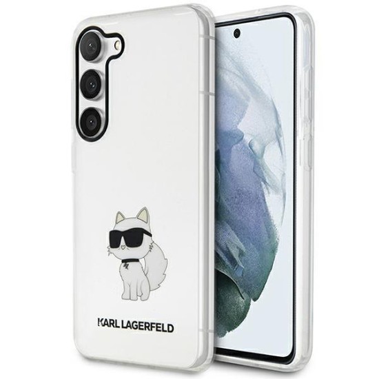 Karl Lagerfeld KLHCS23MHNCHTCT S23+ S916 transparent hardcase Ikonik Choupette Karl Lagerfeld KLHCS23MHNCHTCT S23+ S916 transparent hardcase Ikonik Choupette