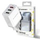 Wozinsky fast wall charger adapter Quick Charge QC 3.0 3x USB 30W white (WWC-01) Wozinsky fast wall charger adapter Quick Charge QC 3.0 3x USB 30W white (WWC-01)