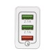 Wozinsky fast wall charger adapter Quick Charge QC 3.0 3x USB 30W white (WWC-01) Wozinsky fast wall charger adapter Quick Charge QC 3.0 3x USB 30W white (WWC-01)