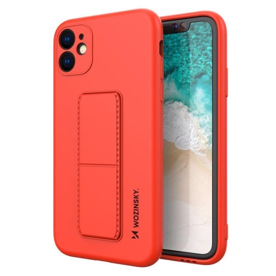Wozinsky Kickstand Case silicone case with kickstand case for Xiaomi Redmi 10X 4G / Xiaomi Redmi Note 9 red Wozinsky Kickstand Case silicone case with kickstand case for Xiaomi Redmi 10X 4G / Xiaomi Redmi Note 9 red