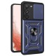 Hybrid Armor Camshield case for Samsung Galaxy S23+ armored case with camera cover blue Hybrid Armor Camshield case for Samsung Galaxy S23+ armored case with camera cover blue
