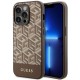 Guess GUHMP14XHGCFSEW iPhone 14 Pro Max 6.7" brown/brown hard case GCube Stripes MagSafe Guess GUHMP14XHGCFSEW iPhone 14 Pro Max 6.7" brown/brown hard case GCube Stripes MagSafe