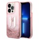 Karl Lagerfeld KLHCP14LLBKLCP iPhone 14 Pro 6.1 "pink / pink hardcase Liquid Glitter Big KL Karl Lagerfeld KLHCP14LLBKLCP iPhone 14 Pro 6.1 "pink / pink hardcase Liquid Glitter Big KL