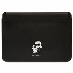 Karl Lagerfeld Saffiano Karl&amp;amp;Choupette case for a 16" laptop - black