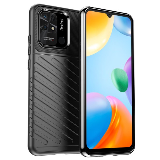 Thunder Case Flexible armored cover for Xiaomi Redmi 10C black Thunder Case Flexible armored cover for Xiaomi Redmi 10C black