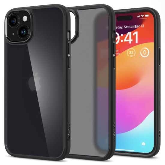 Spigen Ultra Hybrid iPhone 15 Plus Case - Black Spigen Ultra Hybrid iPhone 15 Plus Case - Black
