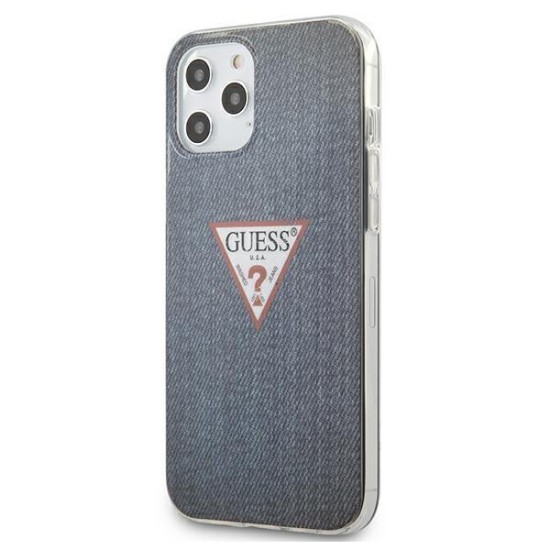 Guess GUHCP12LPCUJULDB iPhone 12 Pro Max 6.7" navy/dark blue hardcase Jeans Collection