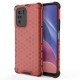 Honeycomb Case armor cover with TPU Bumper for Xiaomi Redmi K40 Pro+ / K40 Pro / K40 / Poco F3 red Honeycomb Case armor cover with TPU Bumper for Xiaomi Redmi K40 Pro+ / K40 Pro / K40 / Poco F3 red