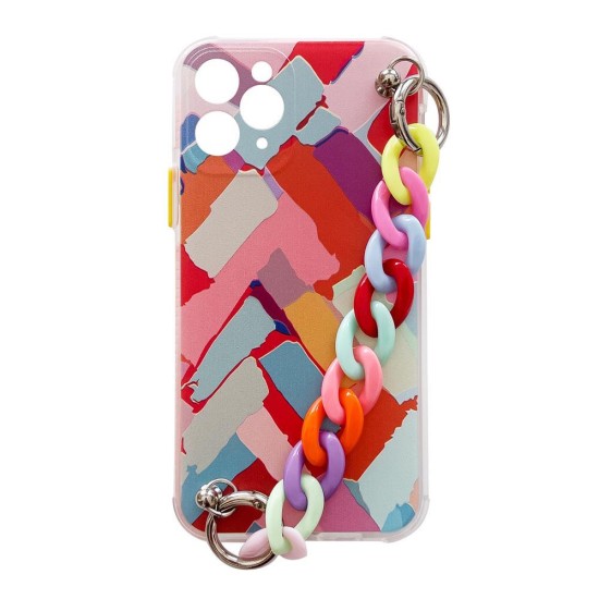 Color Chain Case gel flexible elastic case cover with a chain pendant for Xiaomi Redmi Note 10 5G multicolour (3) Color Chain Case gel flexible elastic case cover with a chain pendant for Xiaomi Redmi Note 10 5G multicolour (3)
