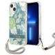 Guess GUHCP13SHFLSN iPhone 13 mini 5.4" green/green hardcase Flower Strap Guess GUHCP13SHFLSN iPhone 13 mini 5.4" green/green hardcase Flower Strap