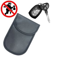 Anti-theft case for car keys blocking radio waves Keyless Faraday Box cover Faraday cage 14 cm with 10 cm black