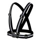 Adjustable reflective harness for running bike - black Adjustable reflective harness for running bike - black