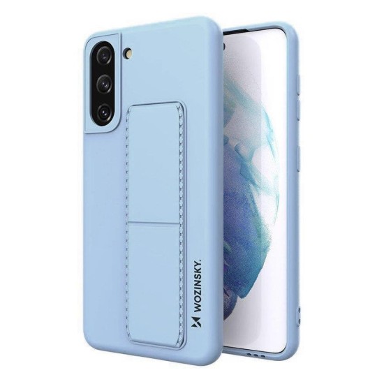 Wozinsky Kickstand Case Silicone Case with Stand Samsung Galaxy S21+ 5G Light Blue Wozinsky Kickstand Case Silicone Case with Stand Samsung Galaxy S21+ 5G Light Blue