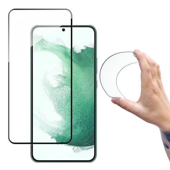 Wozinsky Full Cover Flexi Nano Glass Film Tempered Glass with a frame for Samsung Galaxy S22 transparent Wozinsky Full Cover Flexi Nano Glass Film Tempered Glass with a frame for Samsung Galaxy S22 transparent