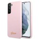 Guess GUHCS22MLSLMGLA S22+ S906 lavender/lavender hardcase Silicone Script Metal Logo Guess GUHCS22MLSLMGLA S22+ S906 lavender/lavender hardcase Silicone Script Metal Logo
