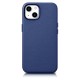 iCarer Case Leather cover for iPhone 14 case made of natural leather blue (WMI14220705-BU) (MagSafe compatible) iCarer Case Leather cover for iPhone 14 case made of natural leather blue (WMI14220705-BU) (MagSafe compatible)
