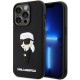 Karl Lagerfeld KLHCP14L3DRKINK iPhone 14 Pro 6.1" black/black hardcase Rubber Ikonik 3D Karl Lagerfeld KLHCP14L3DRKINK iPhone 14 Pro 6.1" black/black hardcase Rubber Ikonik 3D