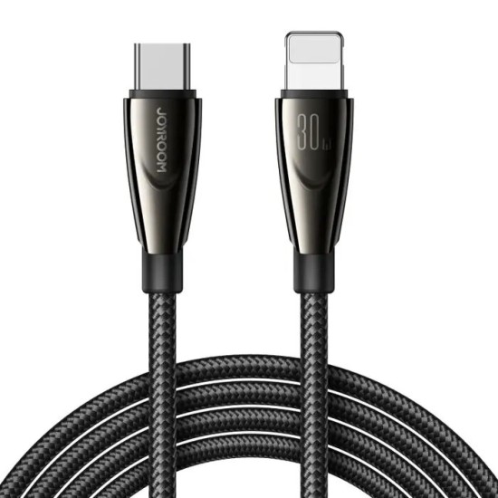 Joyroom Pioneer Series SA31-CL3 USB-C / Lightning 30W 1.2m cable - black Joyroom Pioneer Series SA31-CL3 USB-C / Lightning 30W 1.2m cable - black