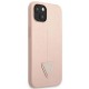 Guess GUHCP13MPSATLP iPhone 13 6.1" pink/pink hardcase SaffianoTriangle Logo Guess GUHCP13MPSATLP iPhone 13 6.1" pink/pink hardcase SaffianoTriangle Logo