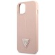 Guess GUHCP13MPSATLP iPhone 13 6.1" pink/pink hardcase SaffianoTriangle Logo Guess GUHCP13MPSATLP iPhone 13 6.1" pink/pink hardcase SaffianoTriangle Logo